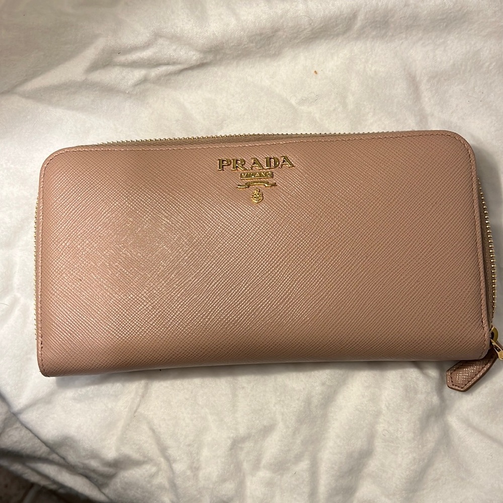Prada leather wallet